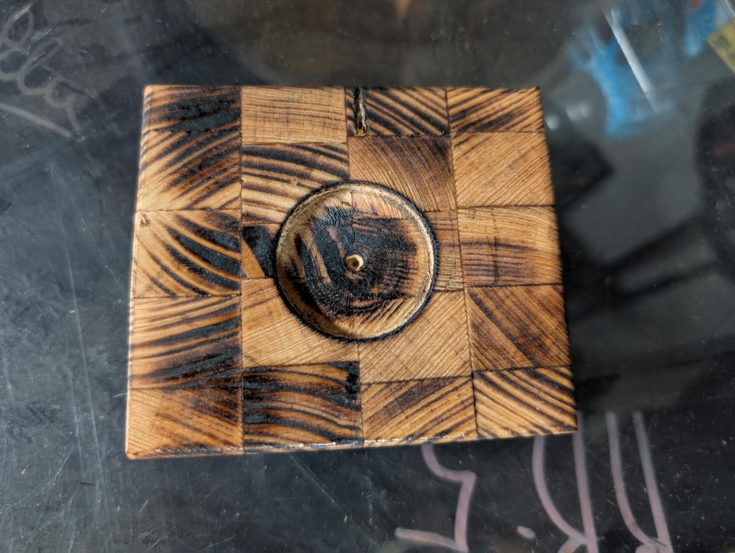 Rustic Hand Crafted Tea light Candle Holder