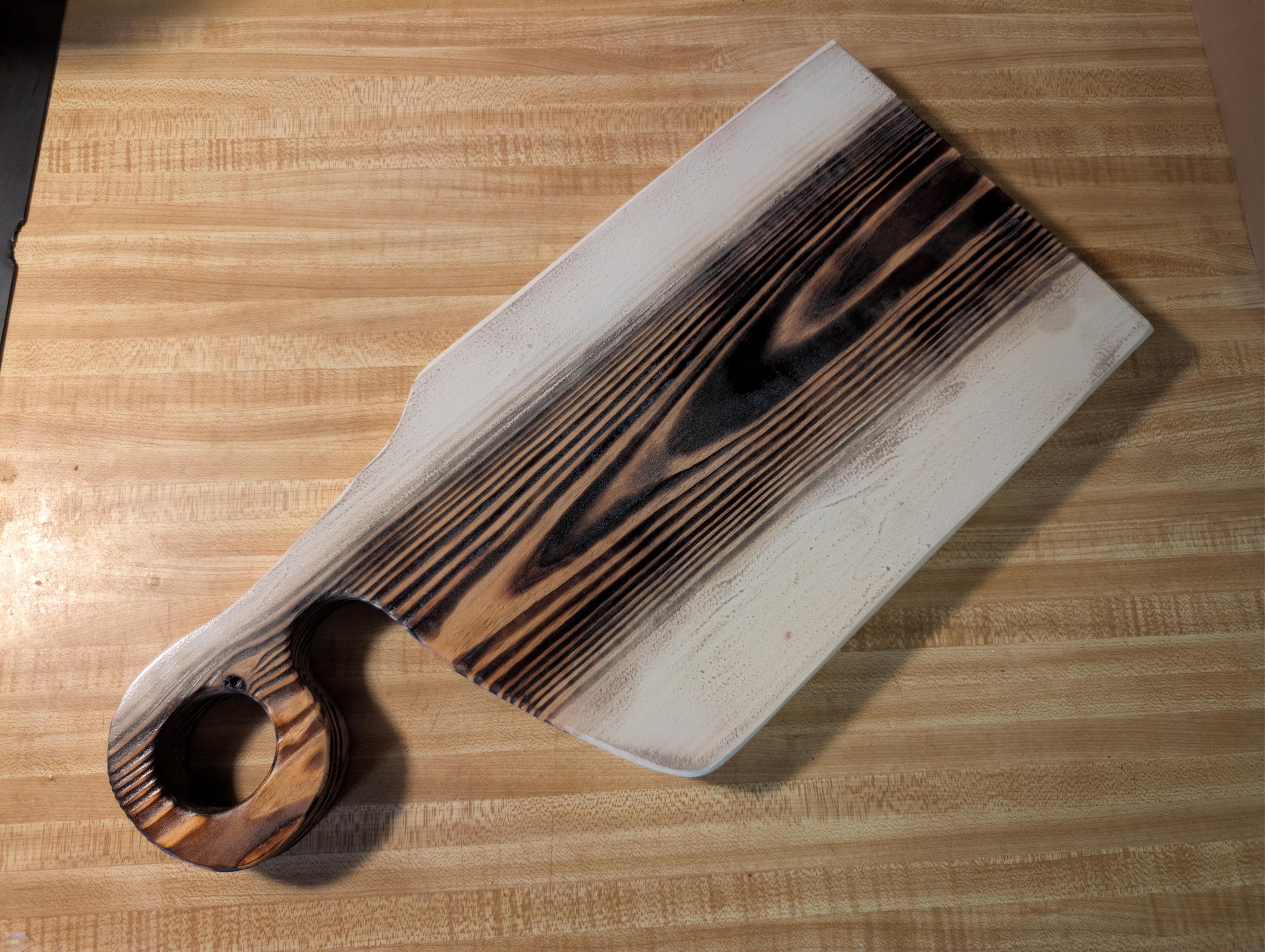 Hefty Hand Crafted Farmhouse style Serving board.