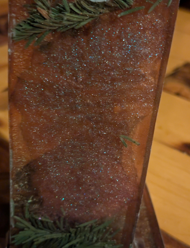 Hand crafted resin Bigfoot wine/whiskey bottle holder
