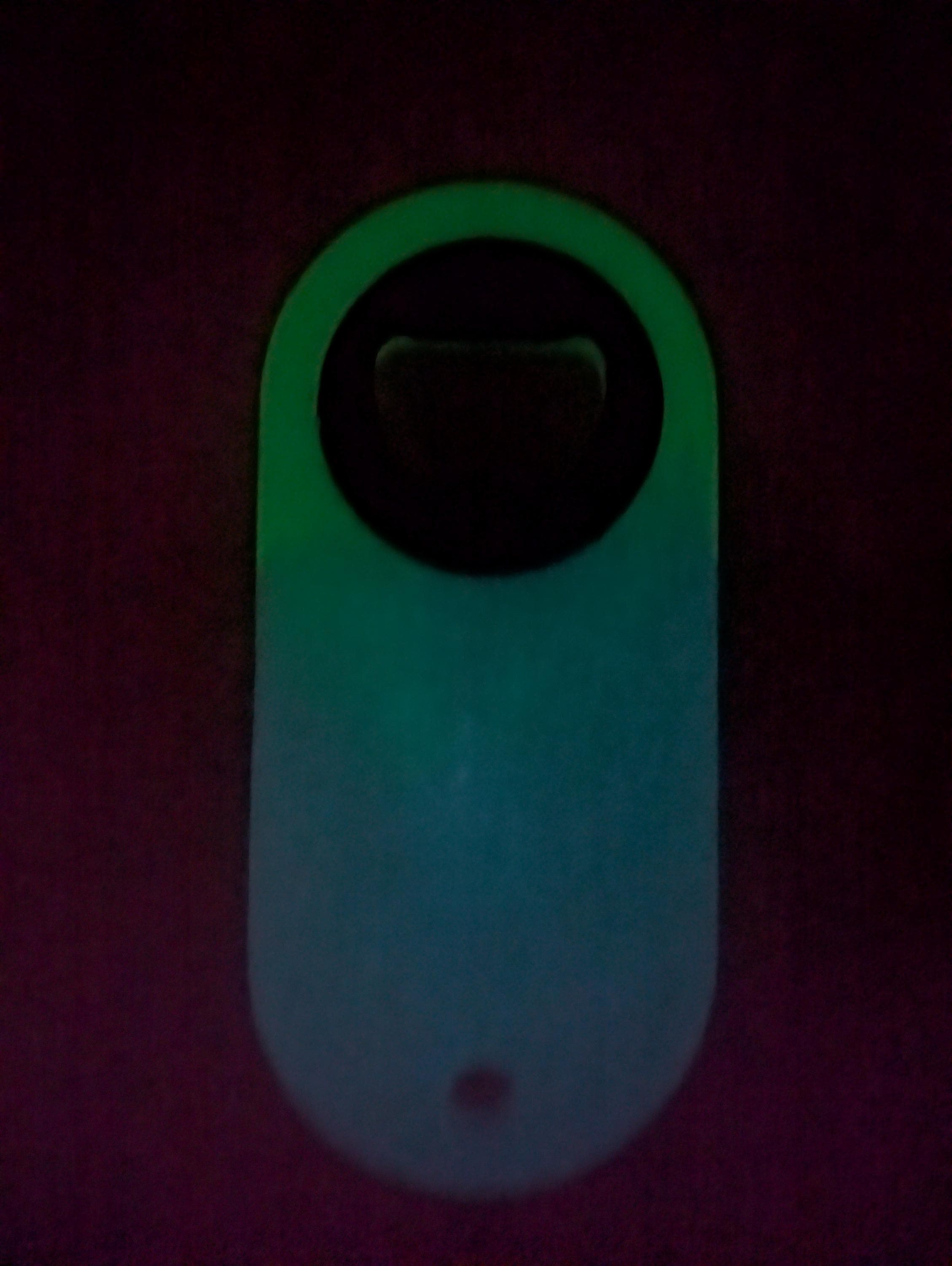 Oval Shaped Handcrafted Resin Bottle Opener: USA Made, Magnetic Option