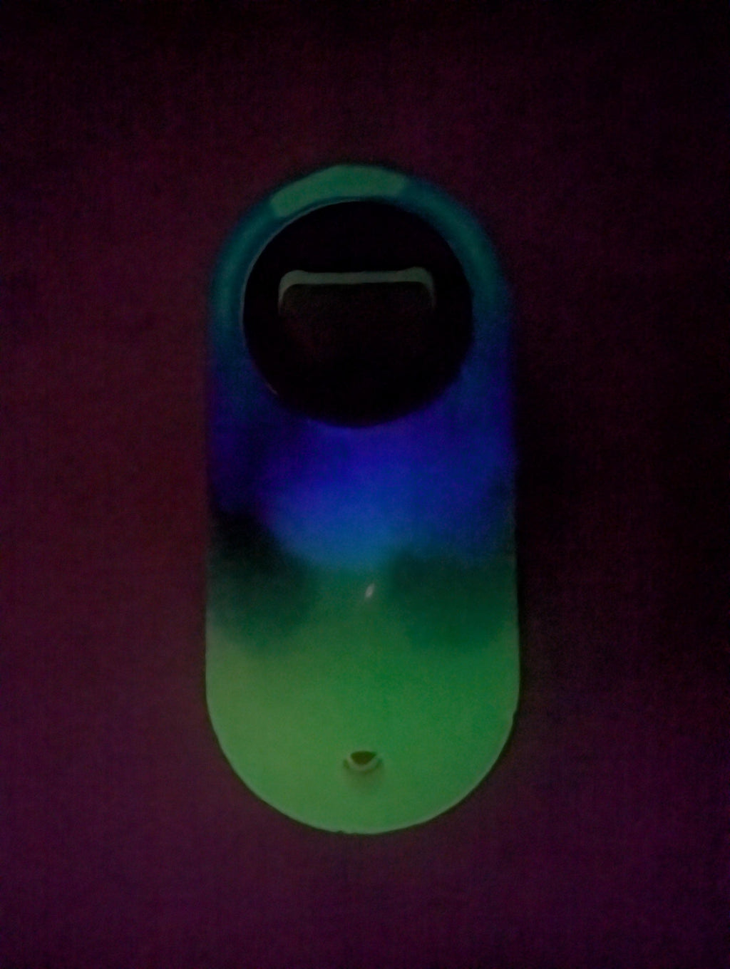 Oval Shaped Handcrafted Resin Bottle Opener: USA Made, Magnetic Option