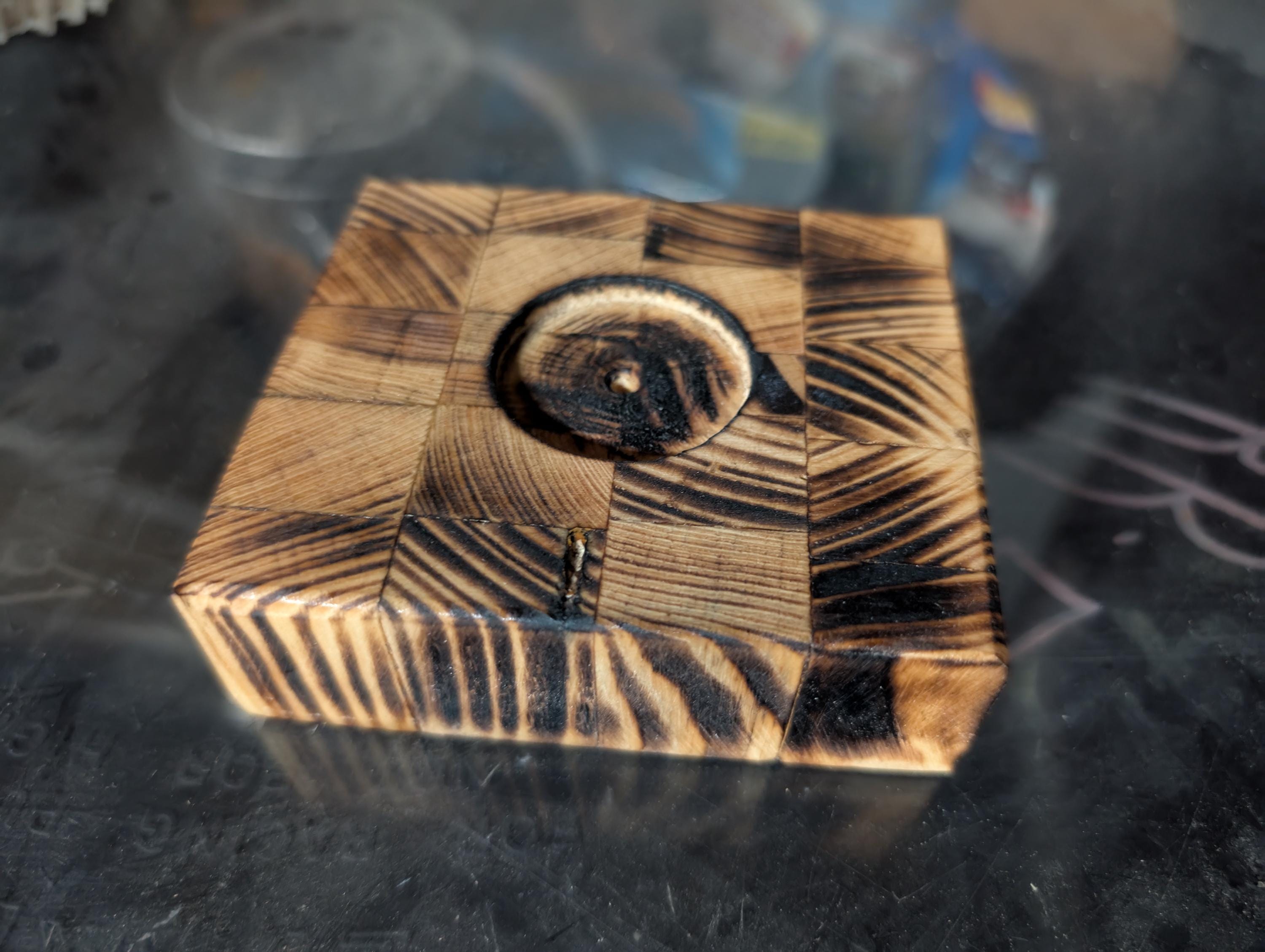 Rustic Hand Crafted Tea light Candle Holder